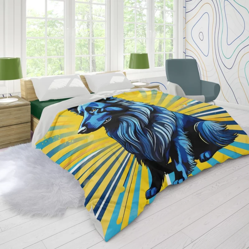 Elegant Belgian Sheepdog Canine Beauty Duvet Cover