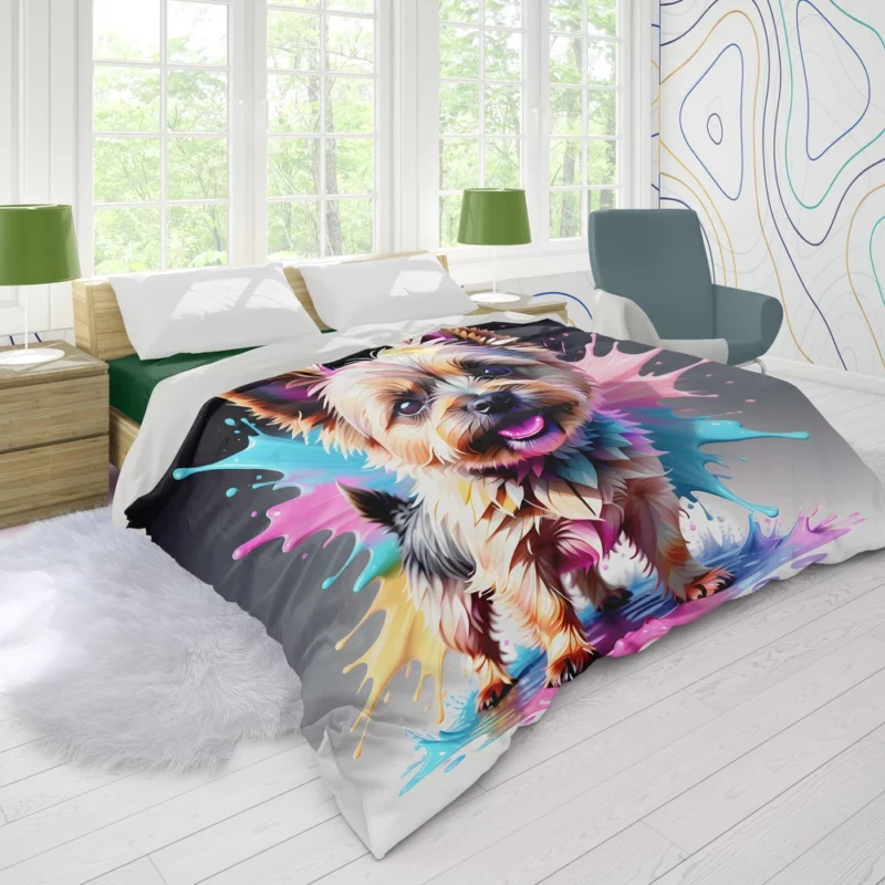 Endearing Cairn Terrier Beloved Dog Duvet Cover