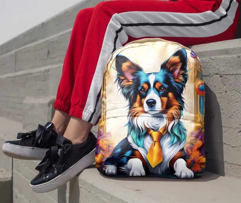 Energetic Papillon Small Dog Wonder Minimalist Backpack 1