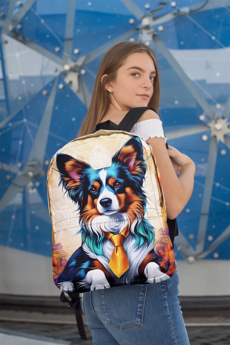 Energetic Papillon Small Dog Wonder Minimalist Backpack 2