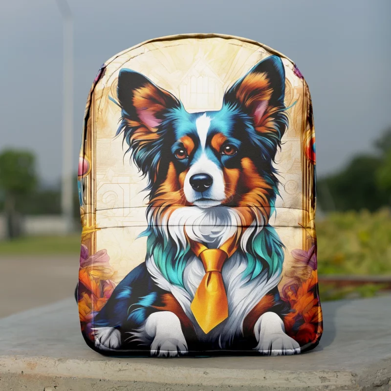 Energetic Papillon Small Dog Wonder Minimalist Backpack