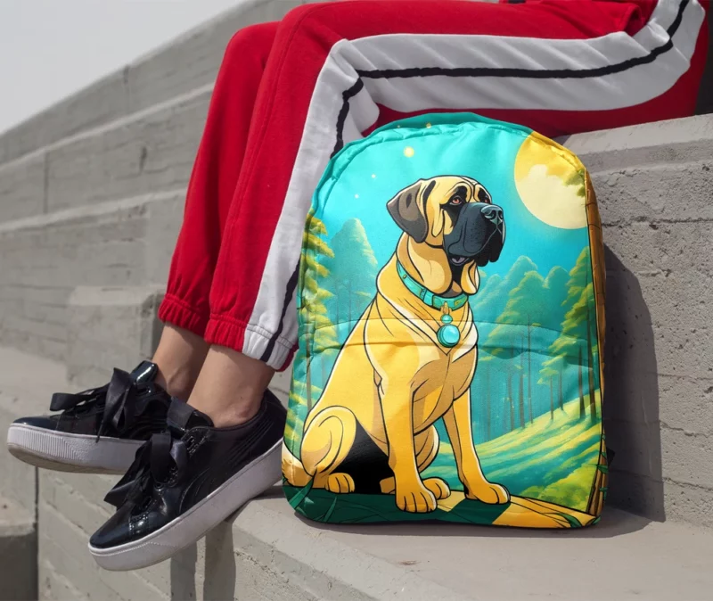 English Mastiff Delight Teen Joyful Surprise Minimalist Backpack 1
