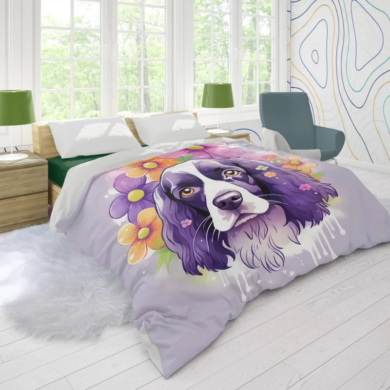 English Springer Spaniel Love Teen Heartfelt Gift Duvet Cover