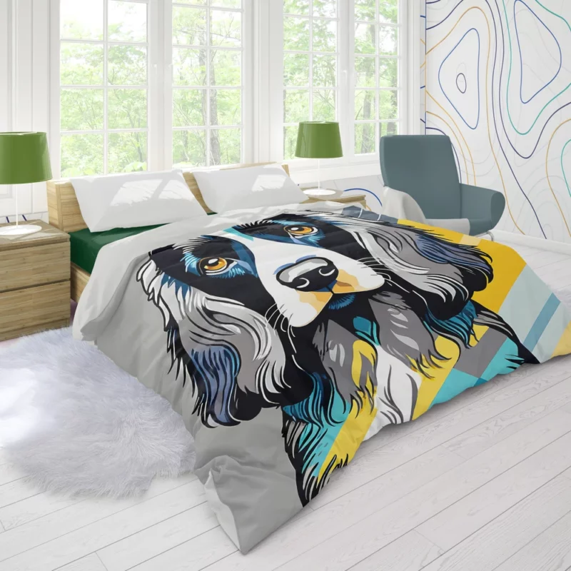 Field Spaniel Dog Delight Teen Joyful Surprise Duvet Cover