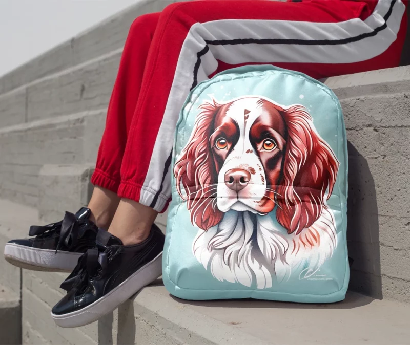 Field Spaniel Dog Playful Charm Teen Joy Minimalist Backpack 1