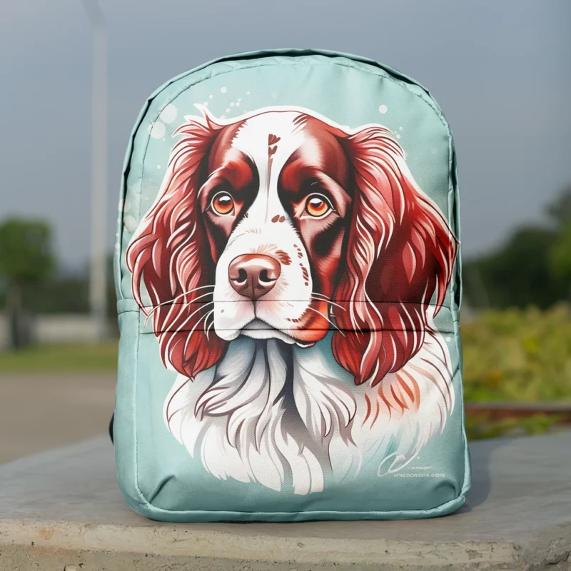 Field Spaniel Dog Playful Charm Teen Joy Minimalist Backpack