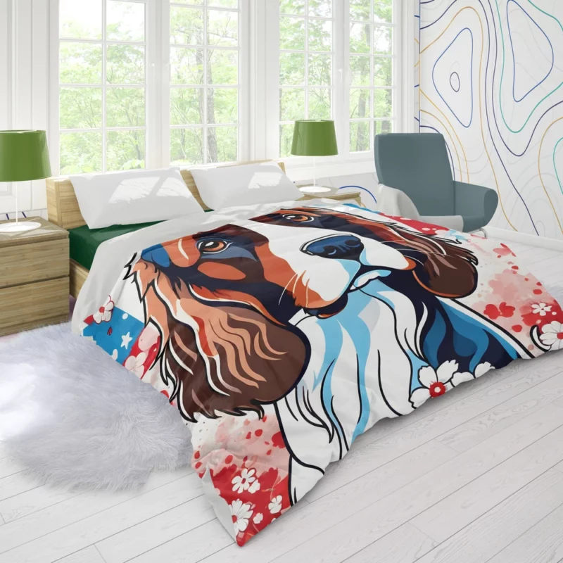 Field Spaniel Elegance Teen Stylish Gift Duvet Cover