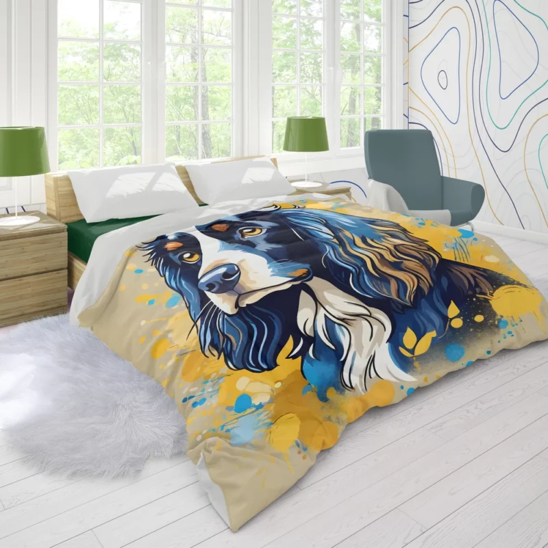 Field Spaniel Love Teen Heartfelt Gift Duvet Cover