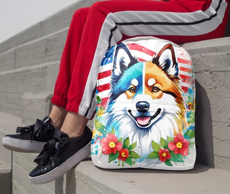 Finnish Lapphund Birthday Surprise Teen Delight Minimalist Backpack 1