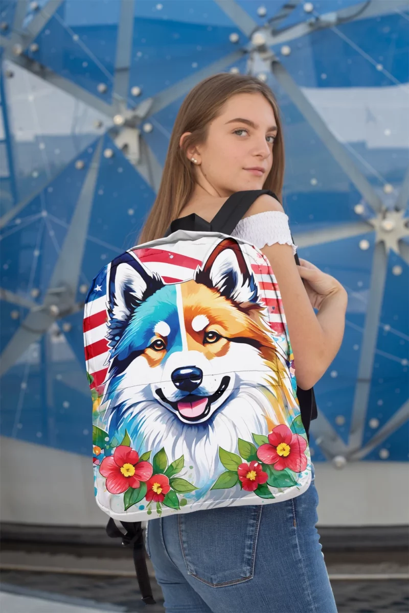 Finnish Lapphund Birthday Surprise Teen Delight Minimalist Backpack 2