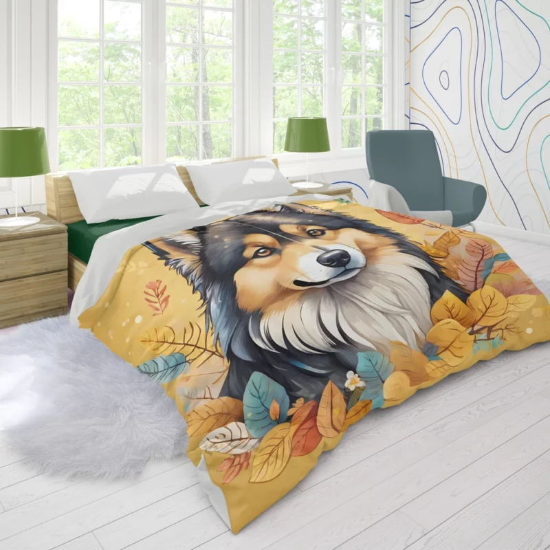 Finnish Lapphund Dog Delight Teen Joyful Surprise Duvet Cover