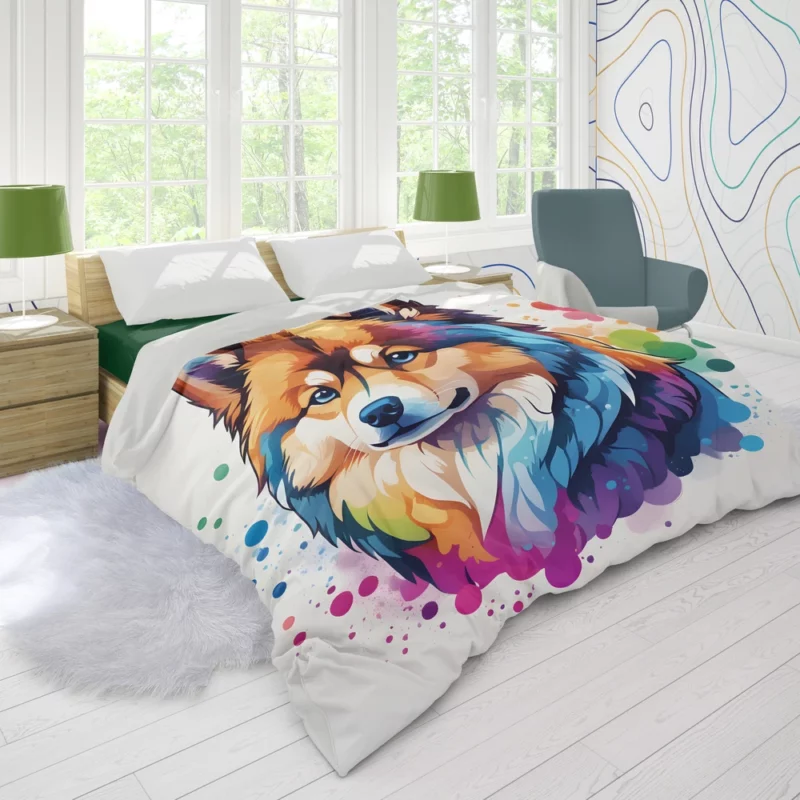 Finnish Lapphund Joy Teen Birthday Delight Duvet Cover