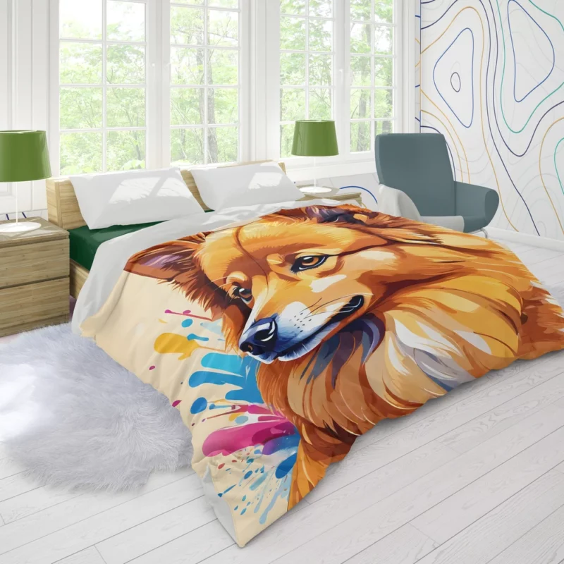 Finnish Spitz Birthday Bond Teen Companion Duvet Cover