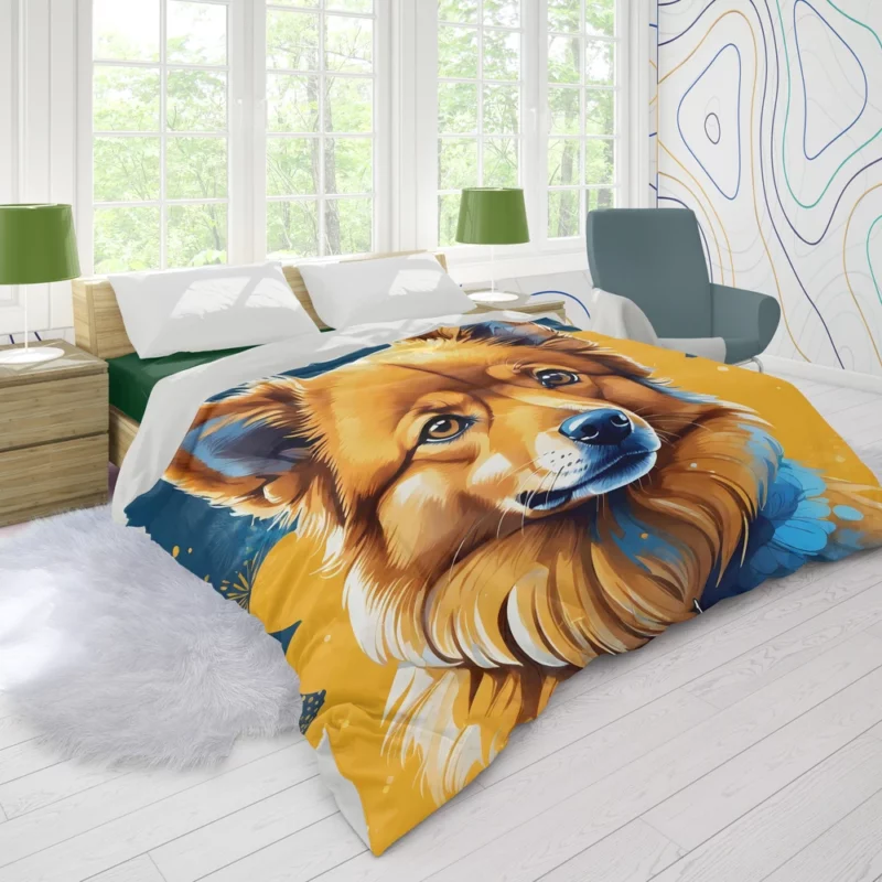 Finnish Spitz Love Teen Heartfelt Gift Duvet Cover