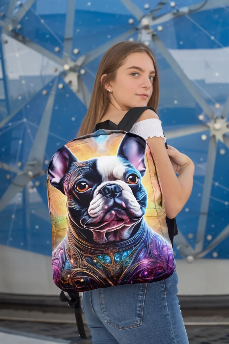 French Bulldog Birthday Surprise Teen Delight Minimalist Backpack 2