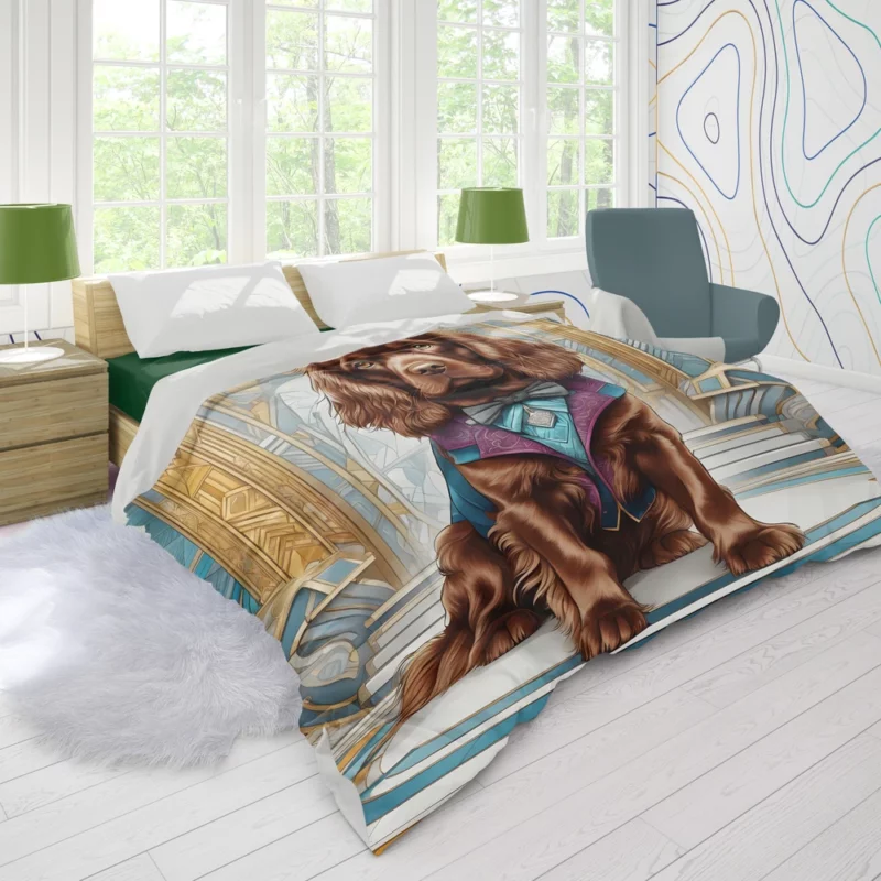 Gentle Companion Sussex Spaniel Dog Duvet Cover