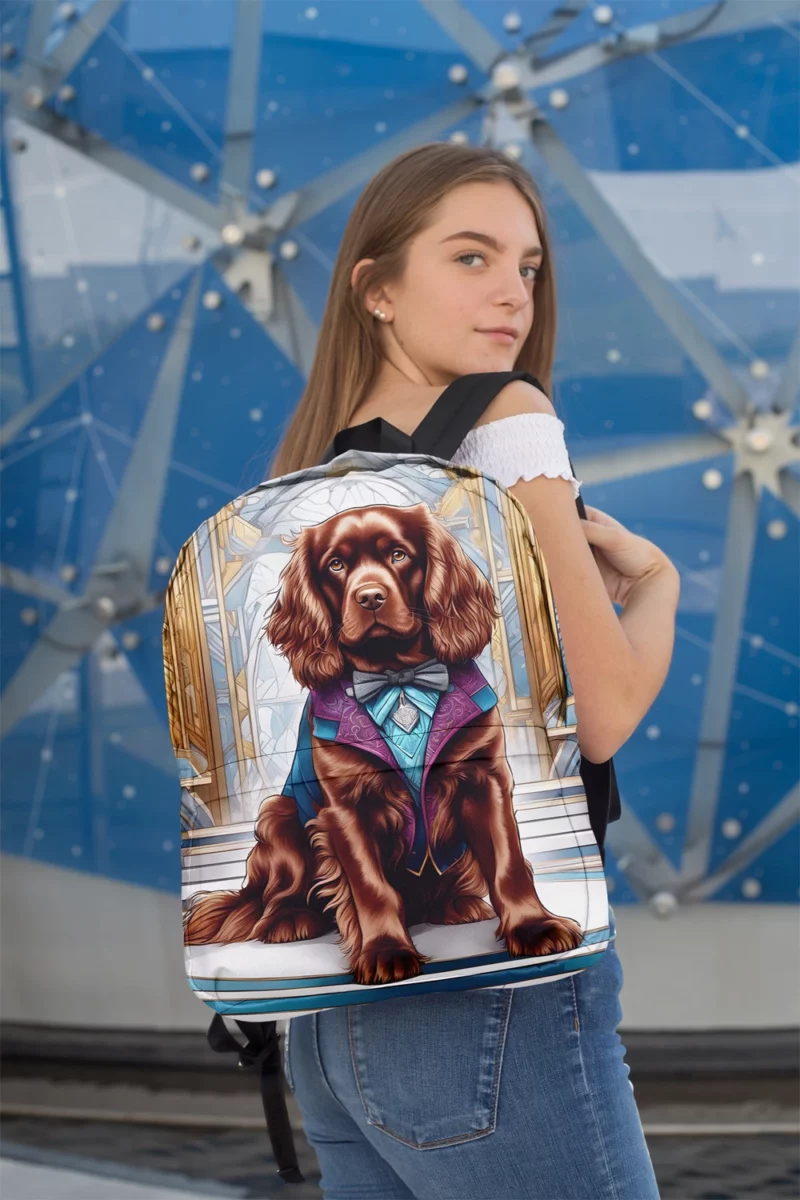 Gentle Companion Sussex Spaniel Dog Minimalist Backpack 2