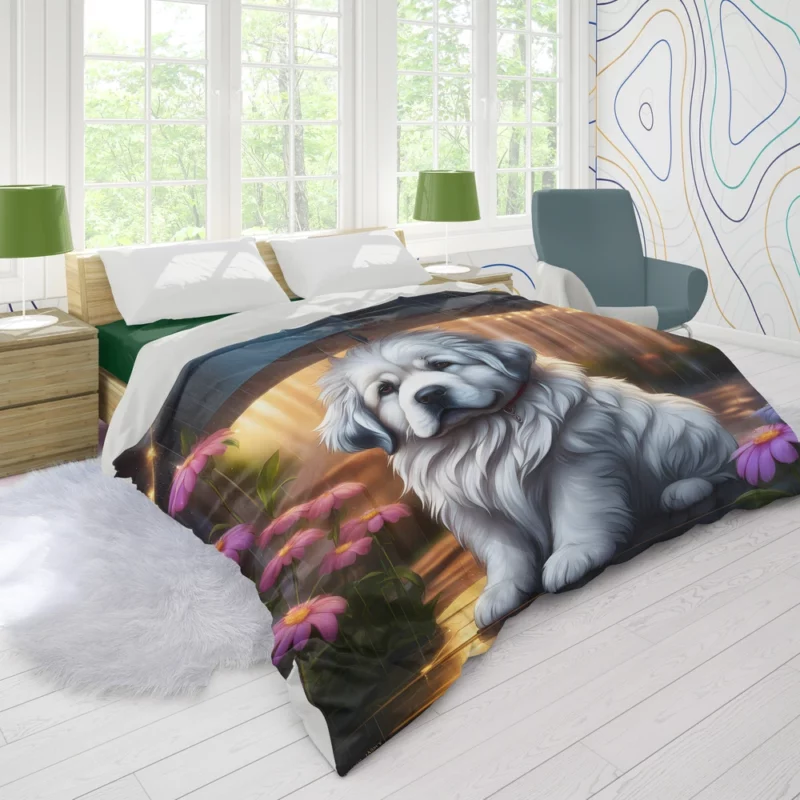 Gentle Giant Pyrenean Mastiff Dog Duvet Cover