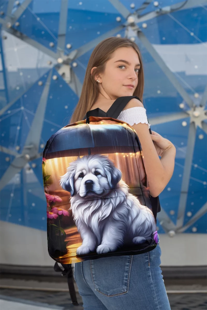 Gentle Giant Pyrenean Mastiff Dog Minimalist Backpack 2