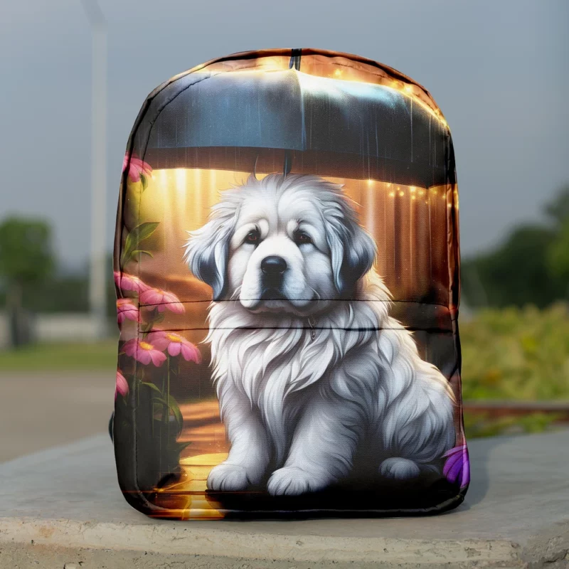 Gentle Giant Pyrenean Mastiff Dog Minimalist Backpack