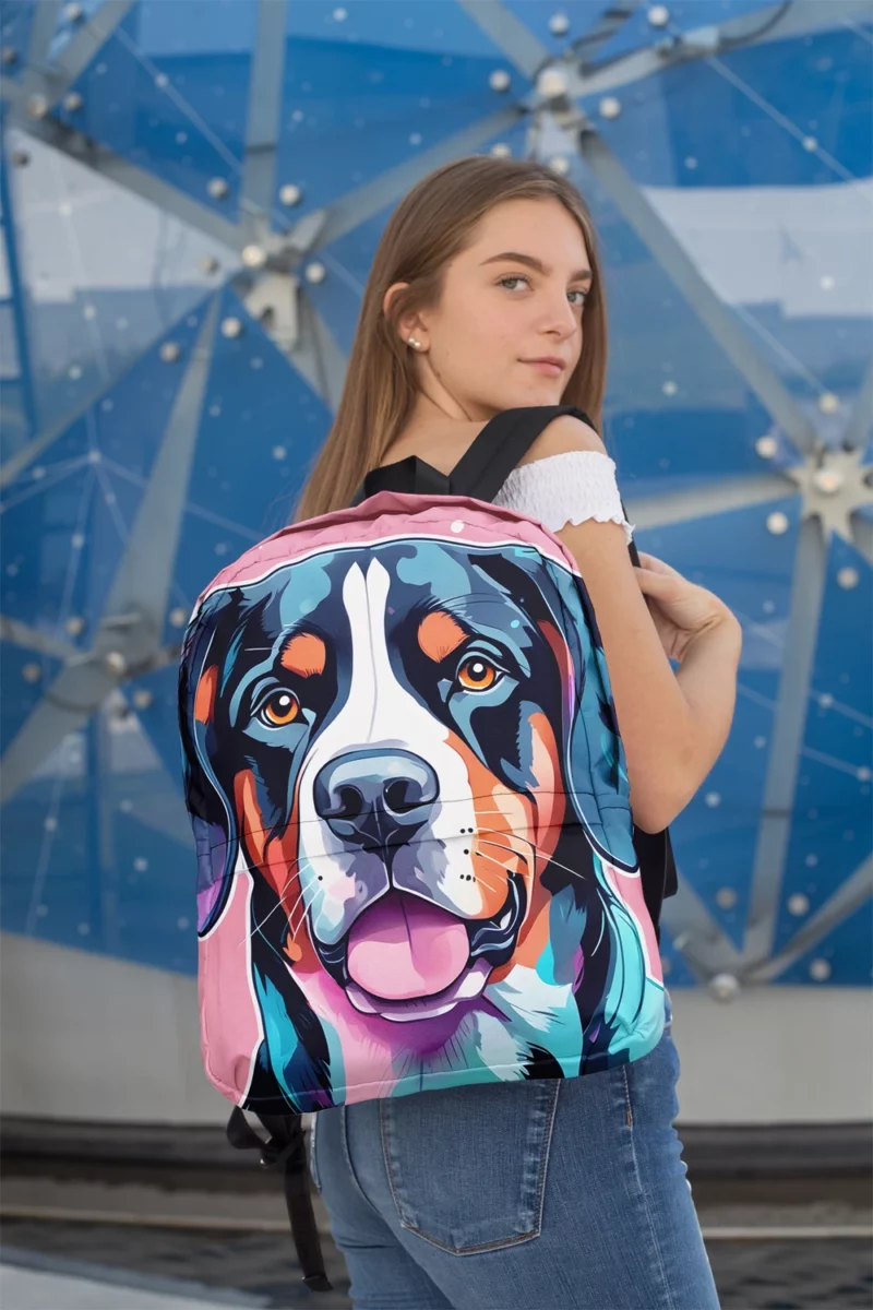 Gift of Love Greater Swiss Mountain Dog Joy Minimalist Backpack 2