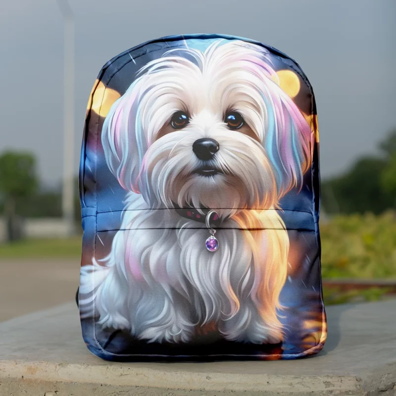 Gifted Havanese Surprise Joyful Dog Minimalist Backpack