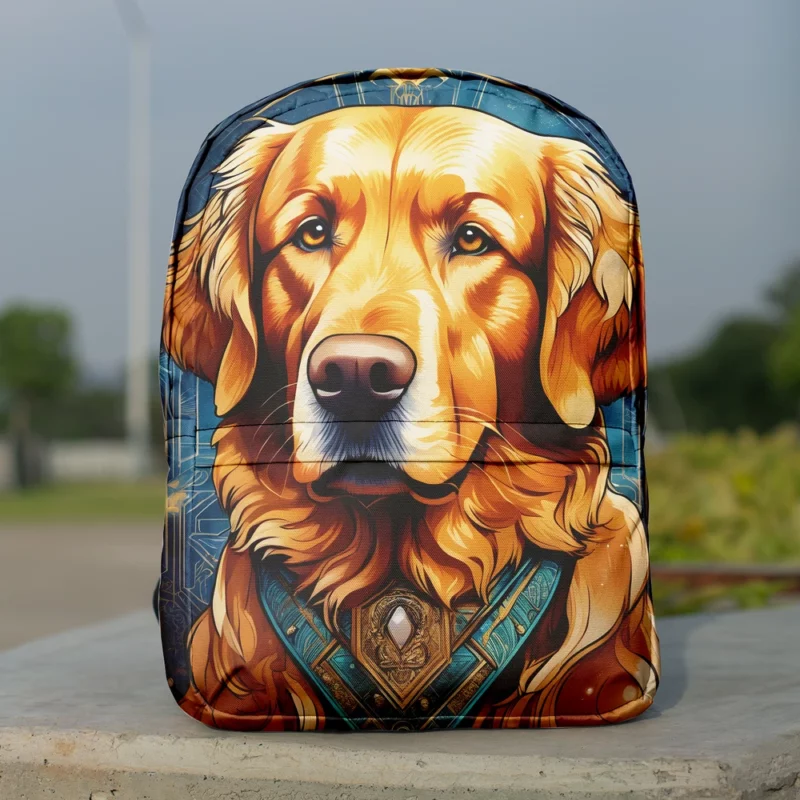 Golden Retriever Birthday Bond Teen Companion Minimalist Backpack