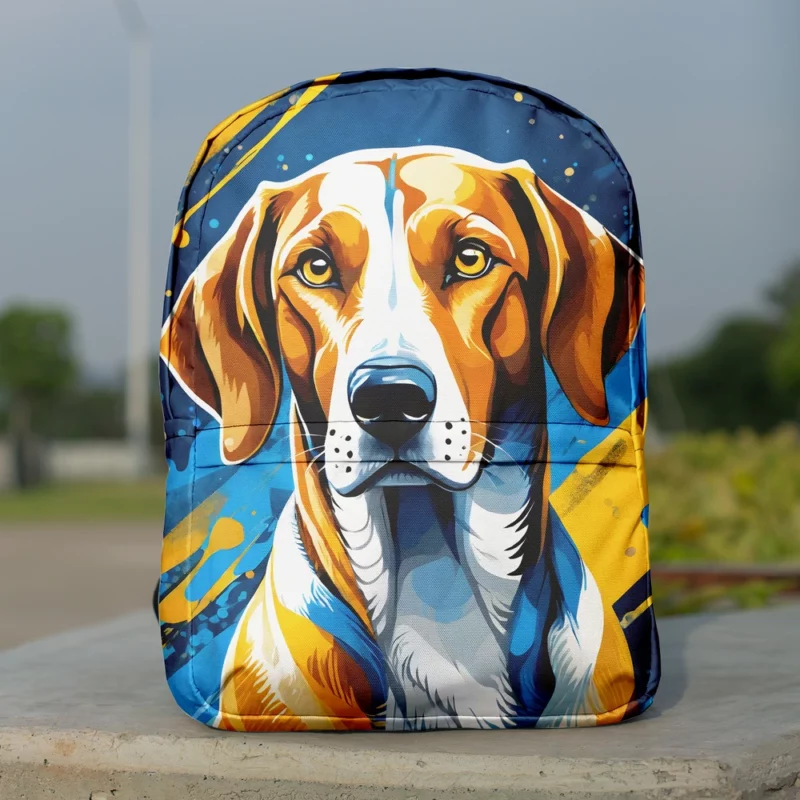 Graceful American Foxhound Beauty Dog Poise Minimalist Backpack