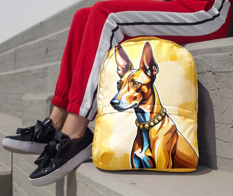 Graceful Guardian Pharaoh Hound Dog Minimalist Backpack 1