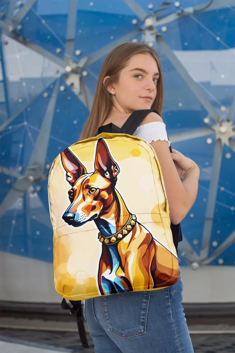 Graceful Guardian Pharaoh Hound Dog Minimalist Backpack 2