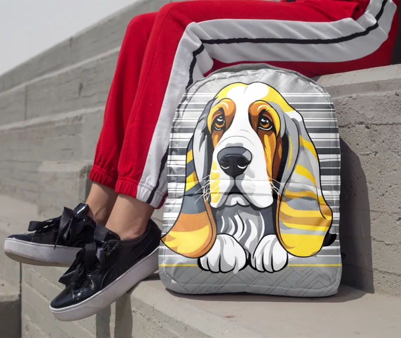 Grand Basset Griffon Vendeen Birthday Surprise Minimalist Backpack 1