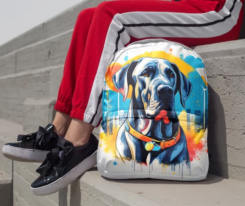 Great Dane Birthday Bond Teen Companion Minimalist Backpack 1