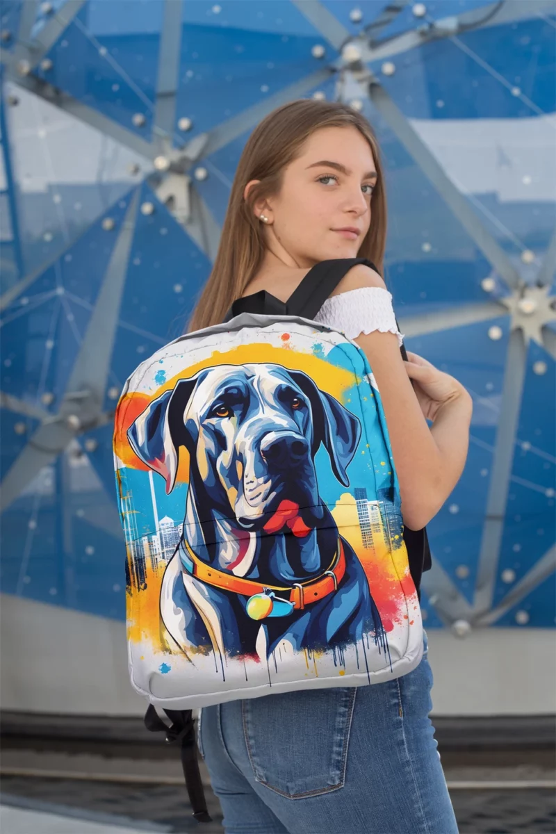 Great Dane Birthday Bond Teen Companion Minimalist Backpack 2