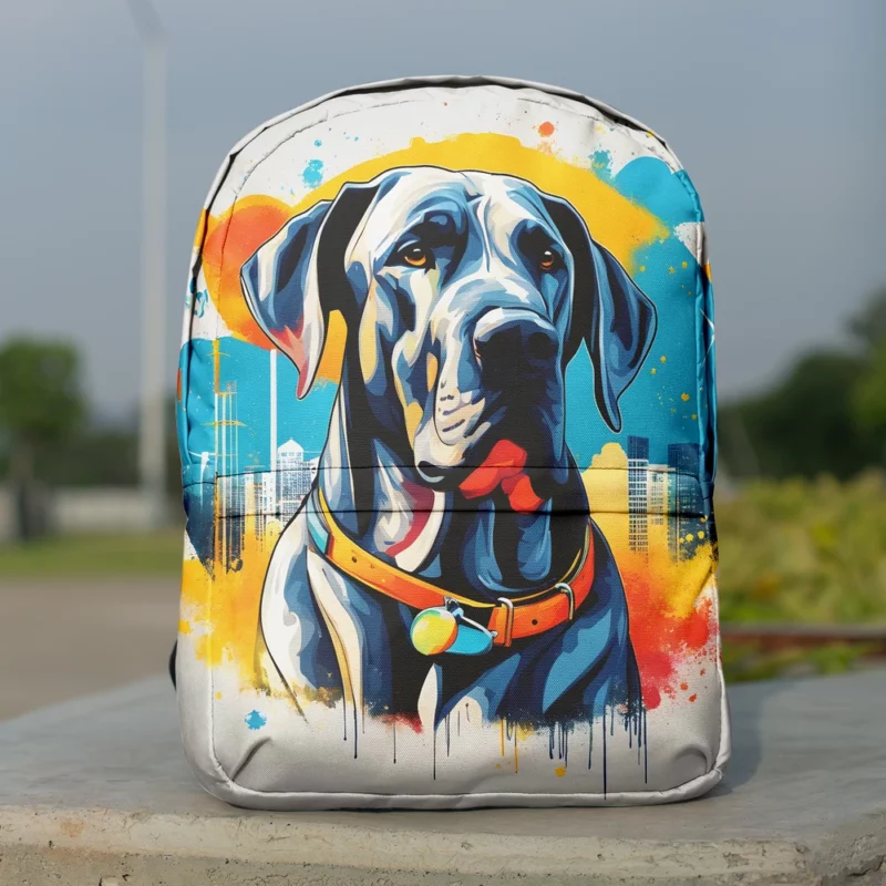 Great Dane Birthday Bond Teen Companion Minimalist Backpack