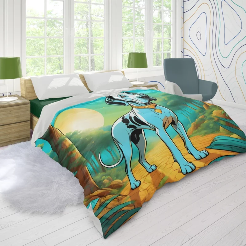 Great Dane Love Teen Heartfelt Gift Duvet Cover