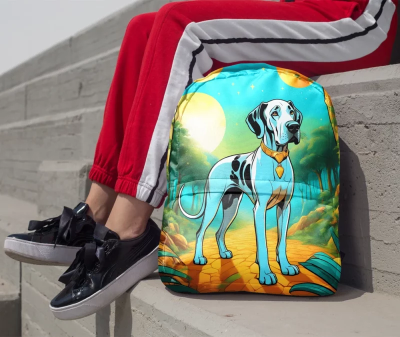 Great Dane Love Teen Heartfelt Gift Minimalist Backpack 1