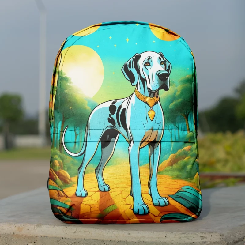 Great Dane Love Teen Heartfelt Gift Minimalist Backpack