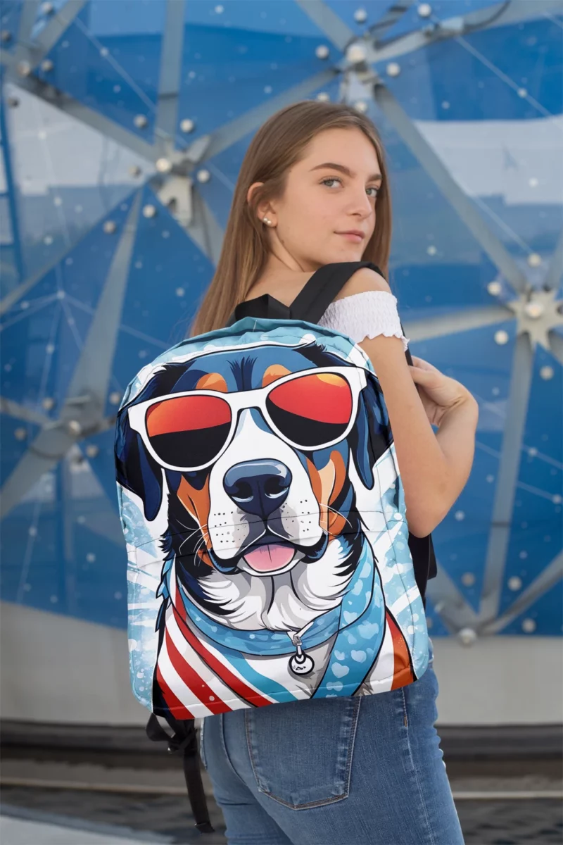 Greater Swiss Mountain Dog Companion Dog Gift Minimalist Backpack 2