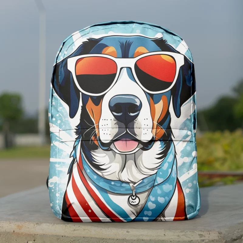 Greater Swiss Mountain Dog Companion Dog Gift Minimalist Backpack