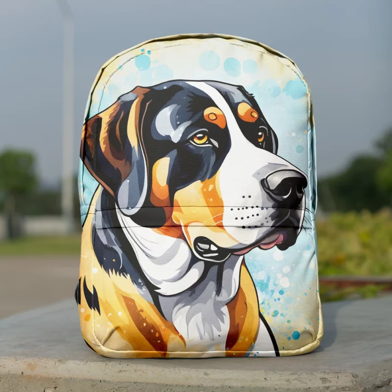 Greater Swiss Mountain Dog Delight Gift of Joy Minimalist Backpack