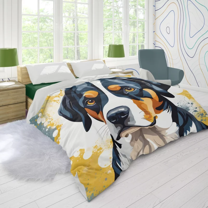 Greater Swiss Mountain Treasures Dog Gift Duvet Cover