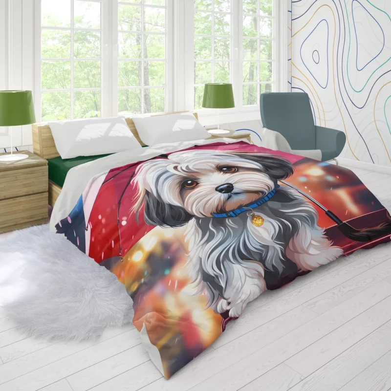 Havanese Charm Dog Gift Joy Duvet Cover