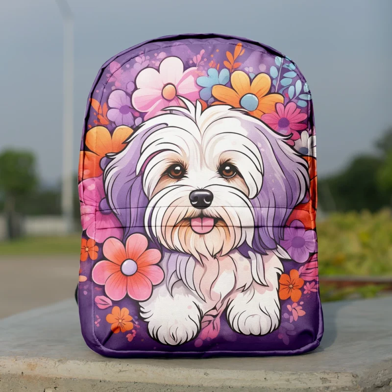 Havanese Elegance Dog Gift Minimalist Backpack