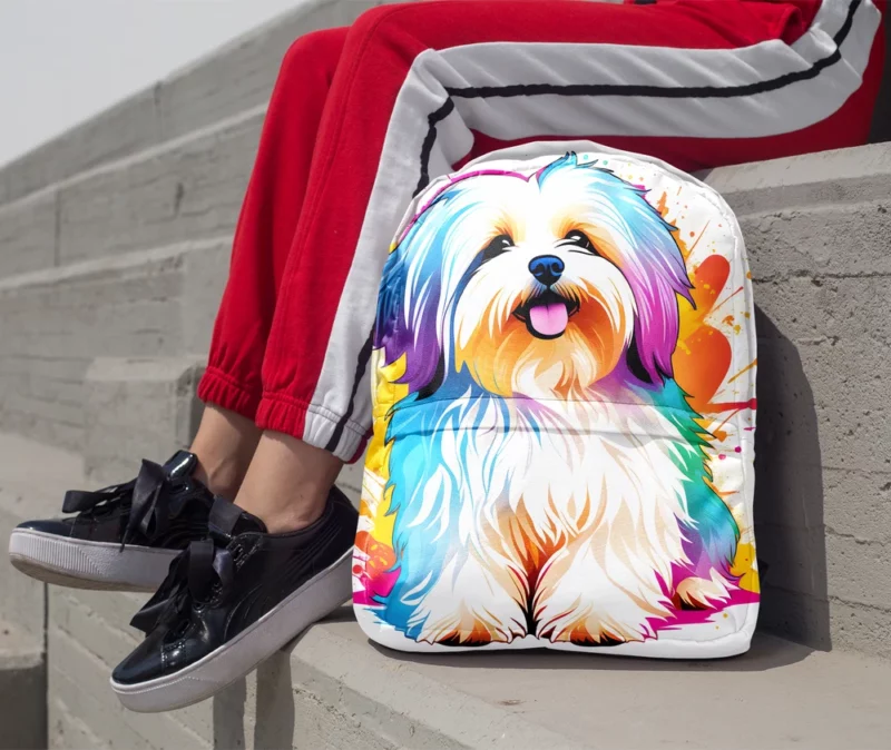 Havanese Treasures Gift of Joy Minimalist Backpack 1