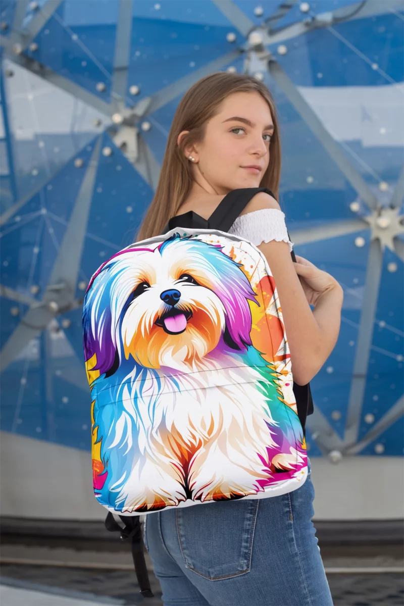 Havanese Treasures Gift of Joy Minimalist Backpack 2