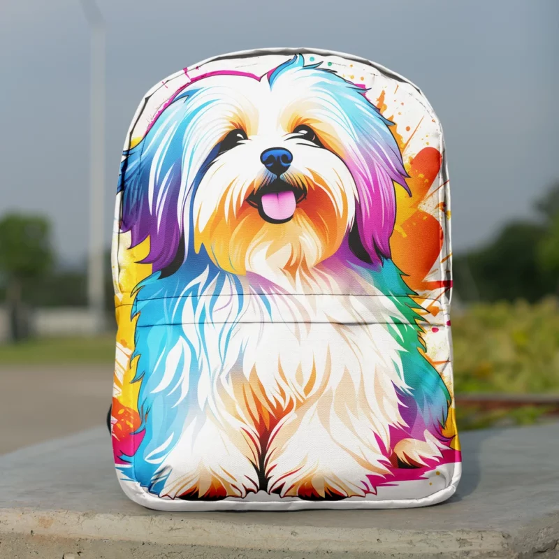 Havanese Treasures Gift of Joy Minimalist Backpack