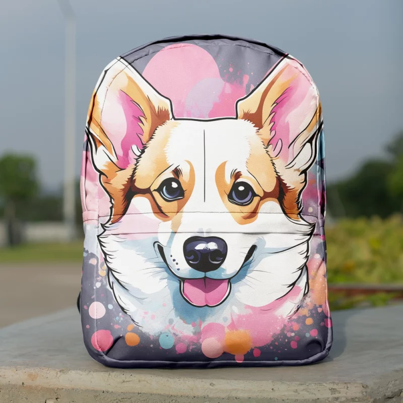 Herding Beauty Welsh Corgi Dog Minimalist Backpack