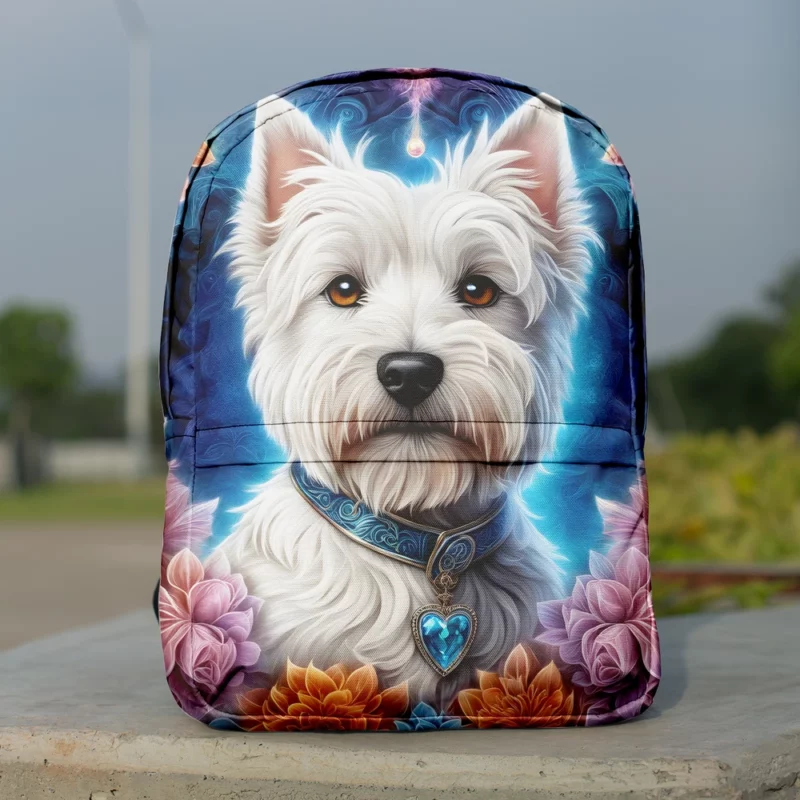 Highland Wonder Westie Dog Breed Minimalist Backpack