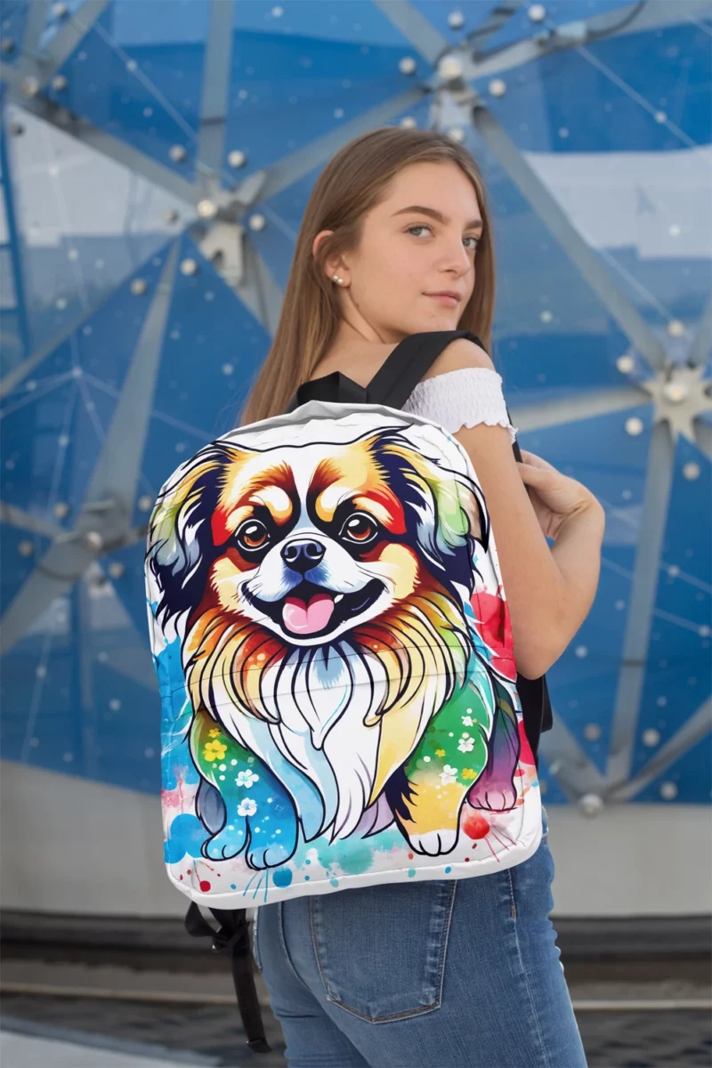 Himalayan Joy Playful Tibetan SpanielCompanion Minimalist Backpack 2