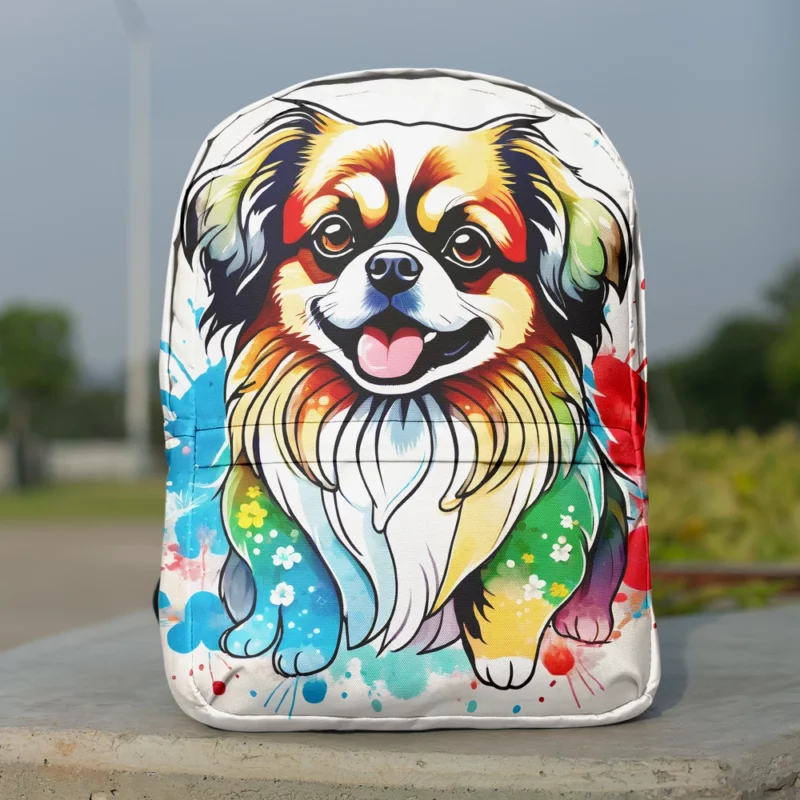 Himalayan Joy Playful Tibetan SpanielCompanion Minimalist Backpack